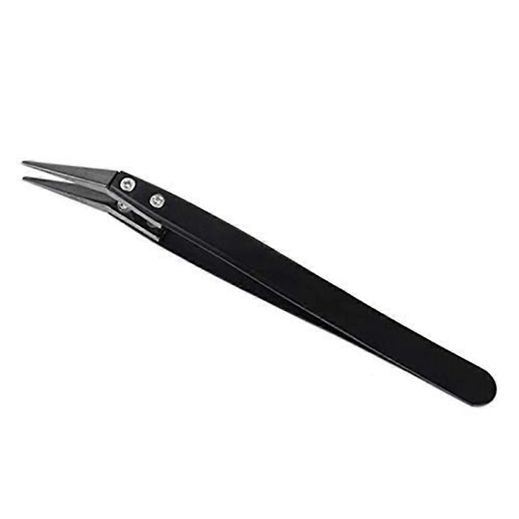 Tool Industrial Use Reverse Tweezers Ceramic Tweezers High Temperature Laboratory Work Hobbies Solder Resistant Durable