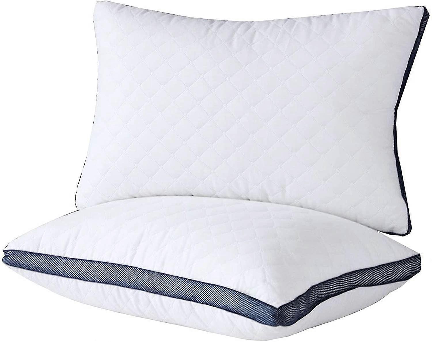 2 Pack Luxury Pillows for Side Sleeper Standard Size