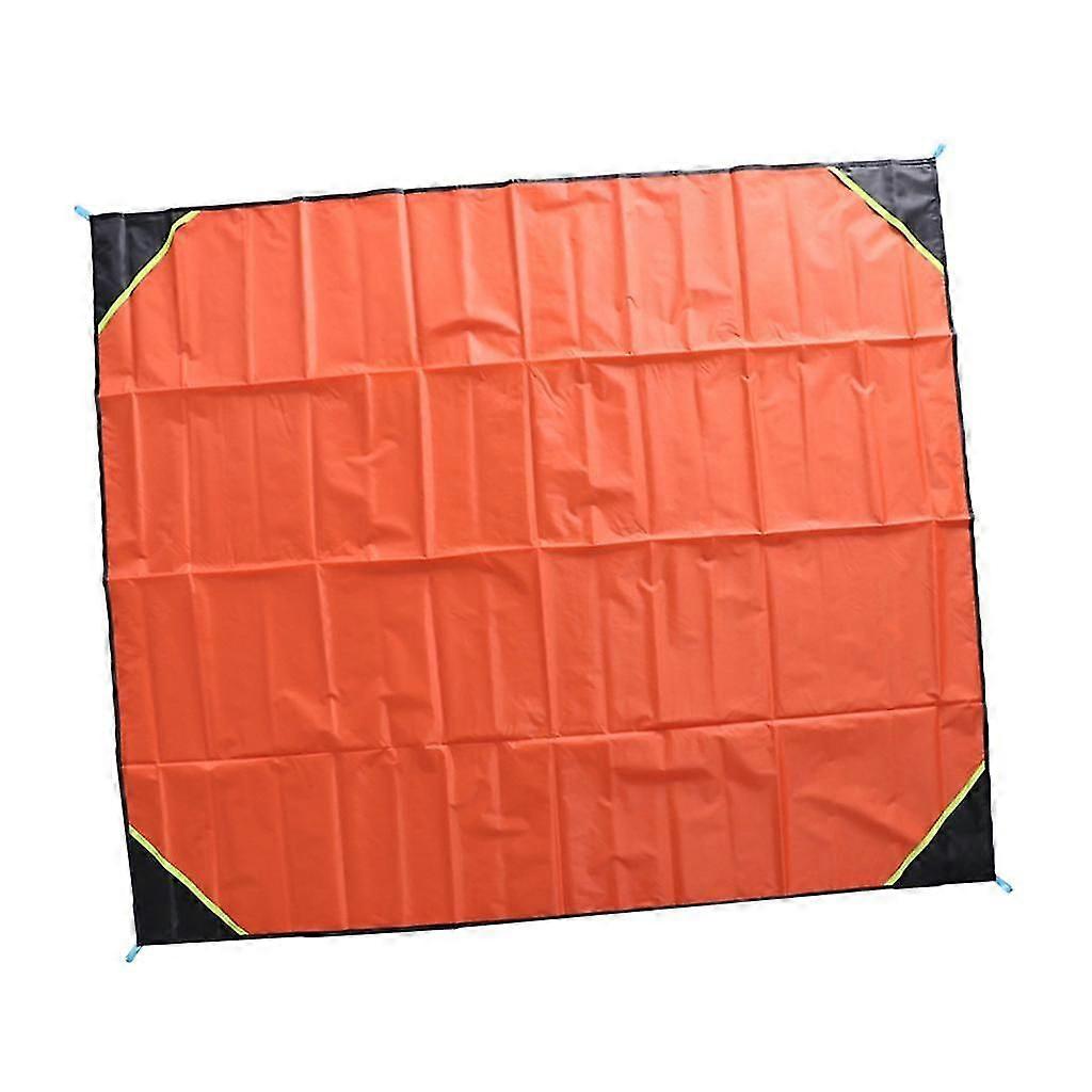 Waterproof Outdoor Beach Camping Moistureproof Mat Blanket Pad Orange