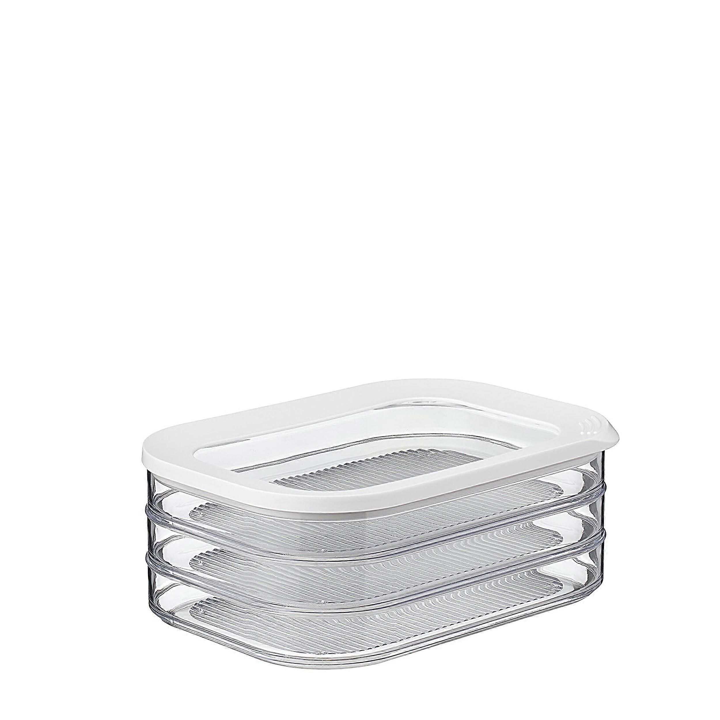 3 Set Rounded Food Storage Box for Cold Cuts 17oz/500ml