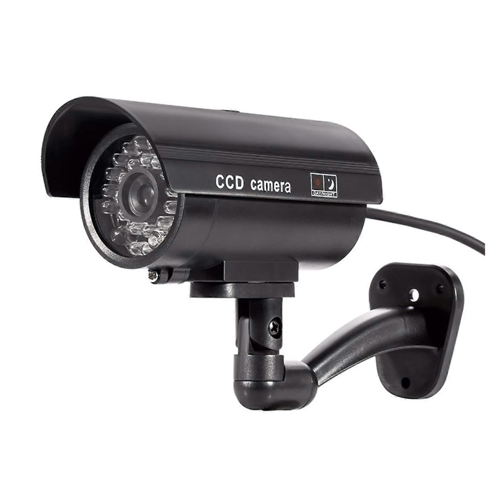 Web Camera Outdoor Indoor Fake Dummy Surveillance Security CCTV Camera with LED Light Security TL-2600 Fake Camera Dropship (Color : A)