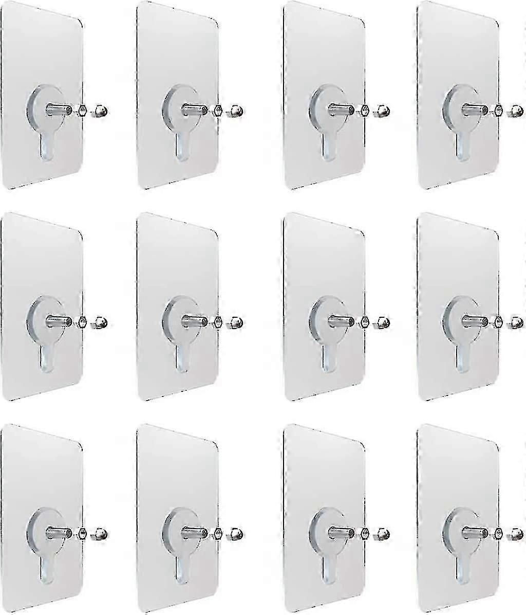 Adhesive Screws. Transparent Hooks. Self-adhesive Hanging Hooks. Self-adhesive