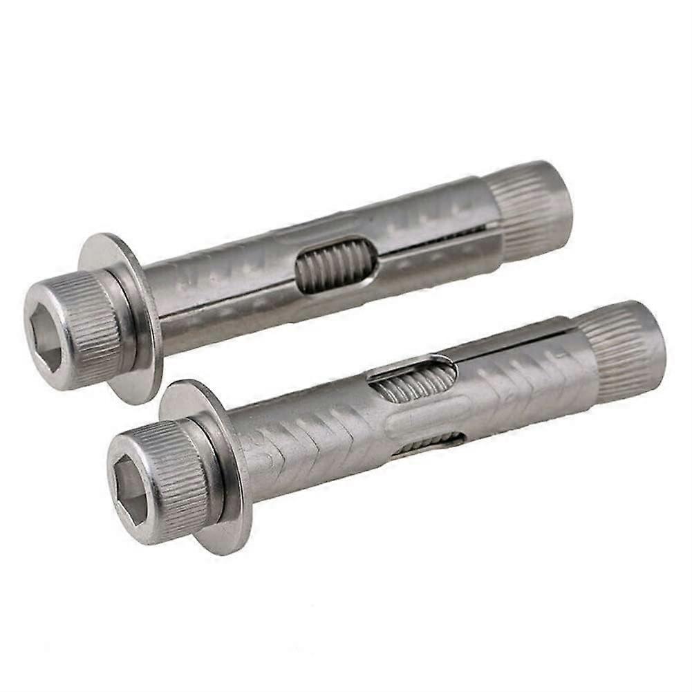 Expansion Screws and Bolts, 2pcs M6 M8 M10 M12 Expansion Bolt Set, Hexagon Socket Head, 304 Stainless Steel, M6x40mm