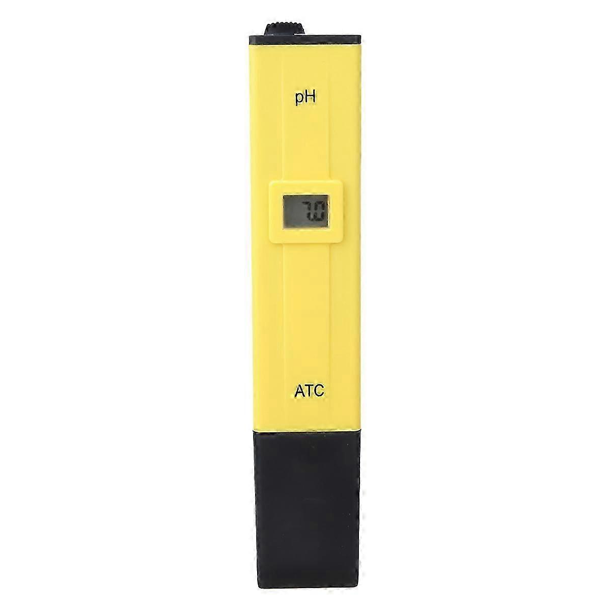 pH-ATC pH Tester Measuring Pen Digital pH Value Testing Meter 0~14pH 0.1pH with LED Screen