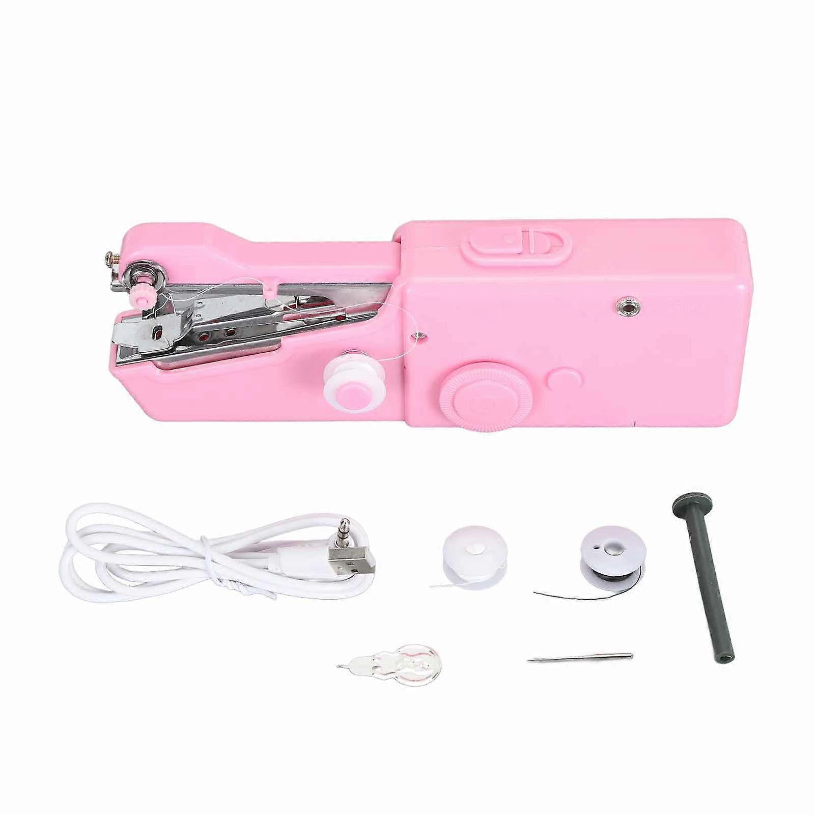 Mini Sewing Machine Electric Handheld Machine Portable DIY Sewing Device for Beginners Professionals