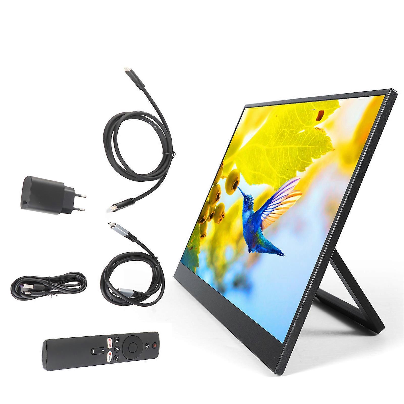 Portable TV 15.6 Inch for Android 11 2+16GB Full High Clear HDR 10+ WiFi BT 5.0 Portable TV Display