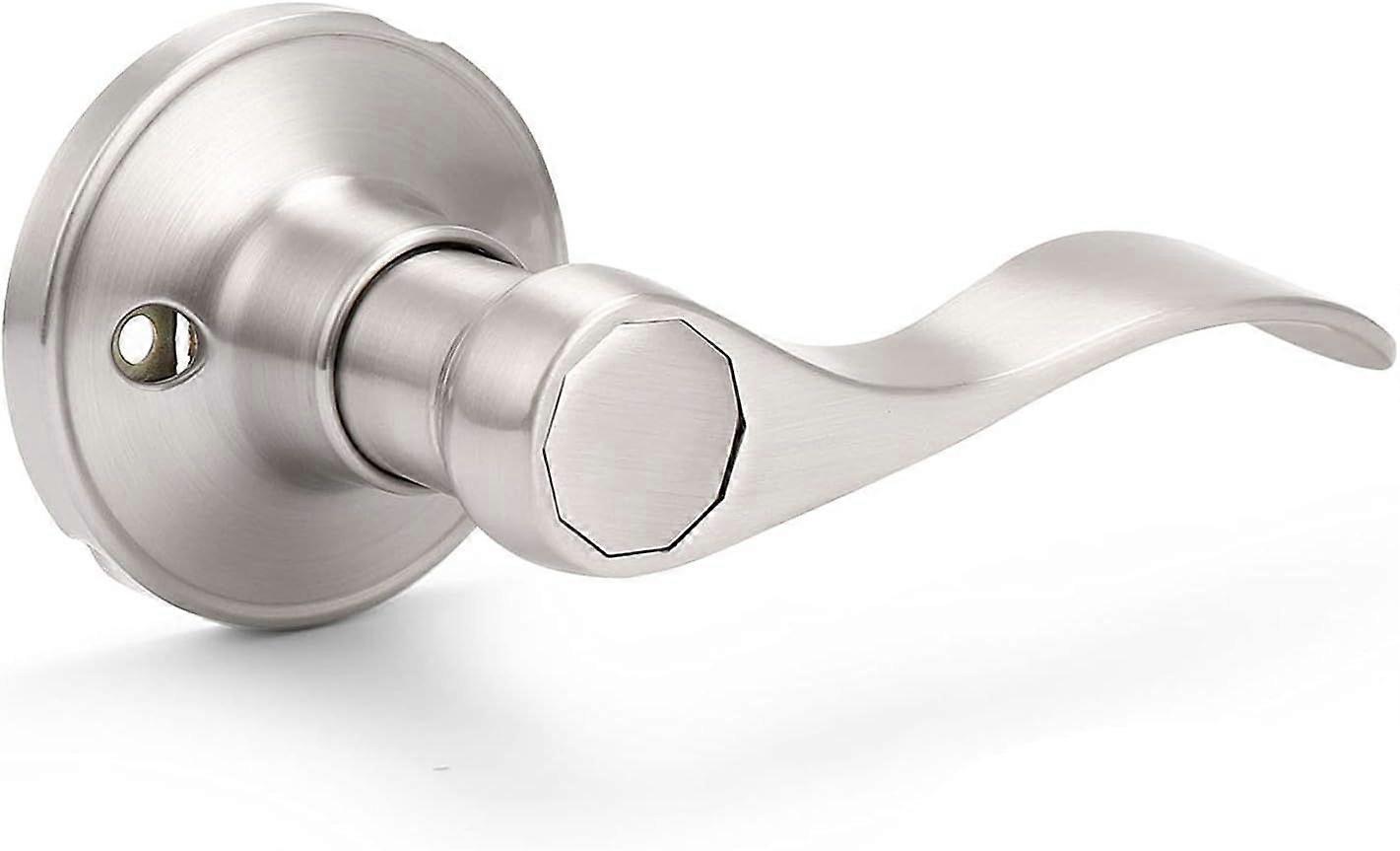 High quality brand new  Wave Lever Right-Handed Half Dummy Knobs Lock Satin