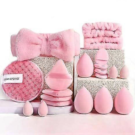 Beauty tool combination set, makeup tool set, advanced face wash makeup puff full set