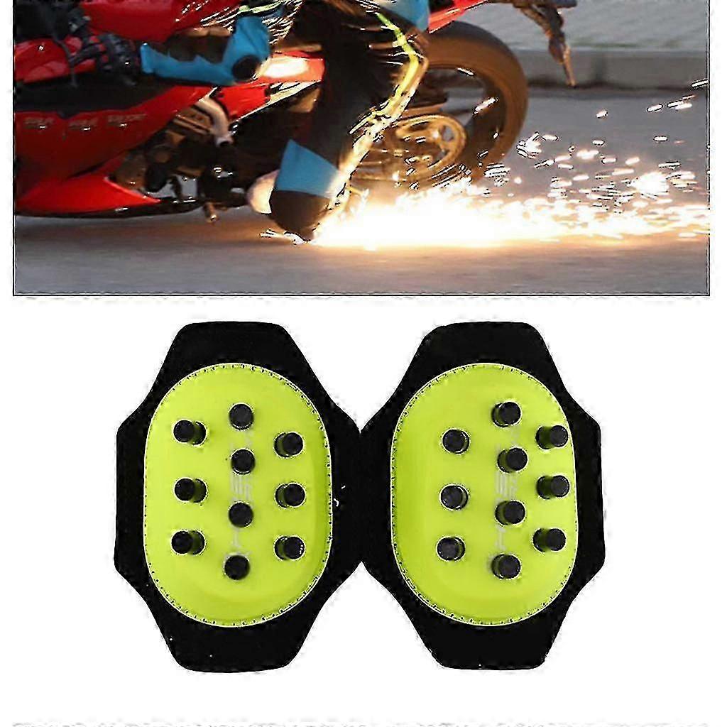 Motorcycle Knee Pads Slider Spark Grinding Knee Bag Protector With 10/20 Button