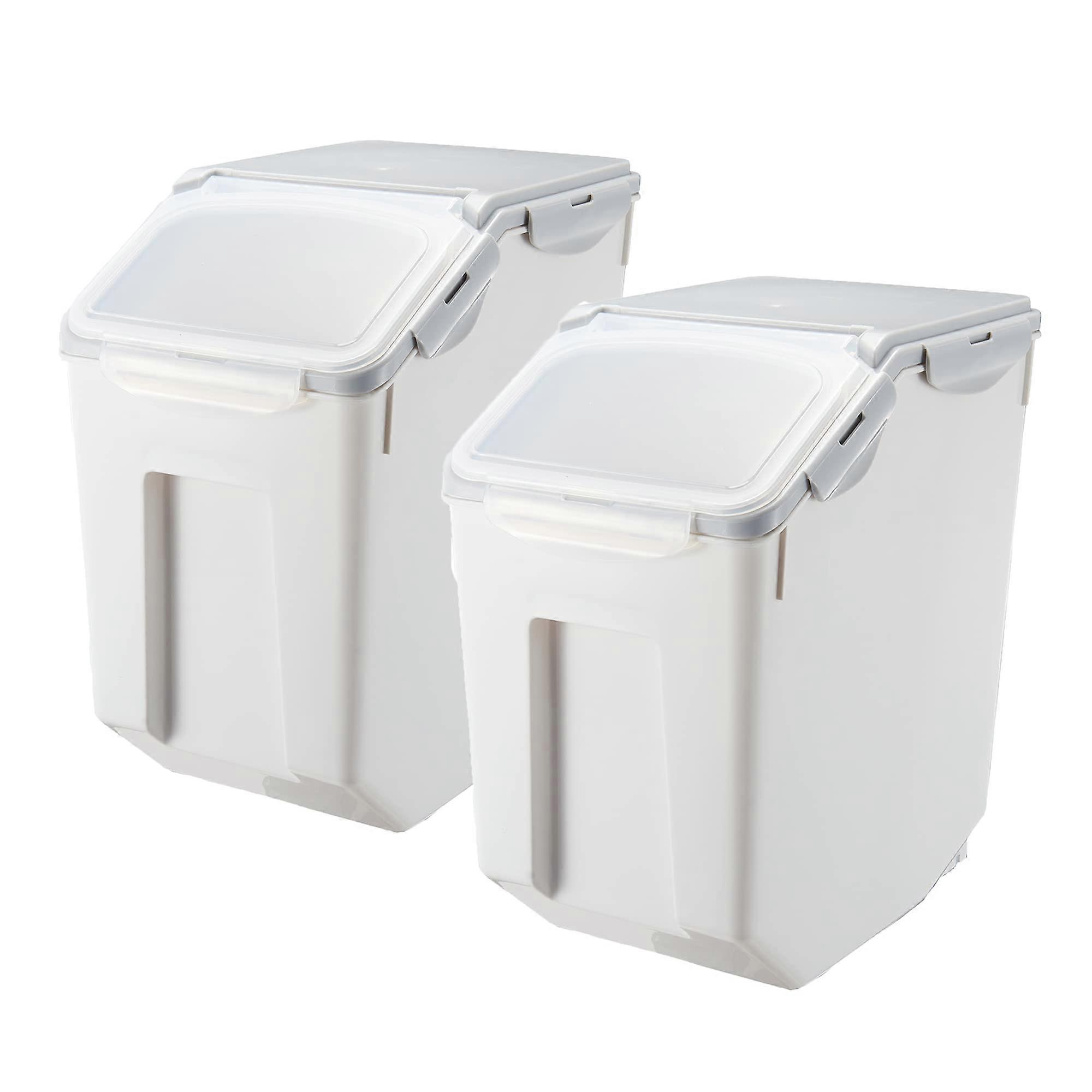 2 Count BPA Free Rice Storage Container for Rice 15 Liter / 30 lbs