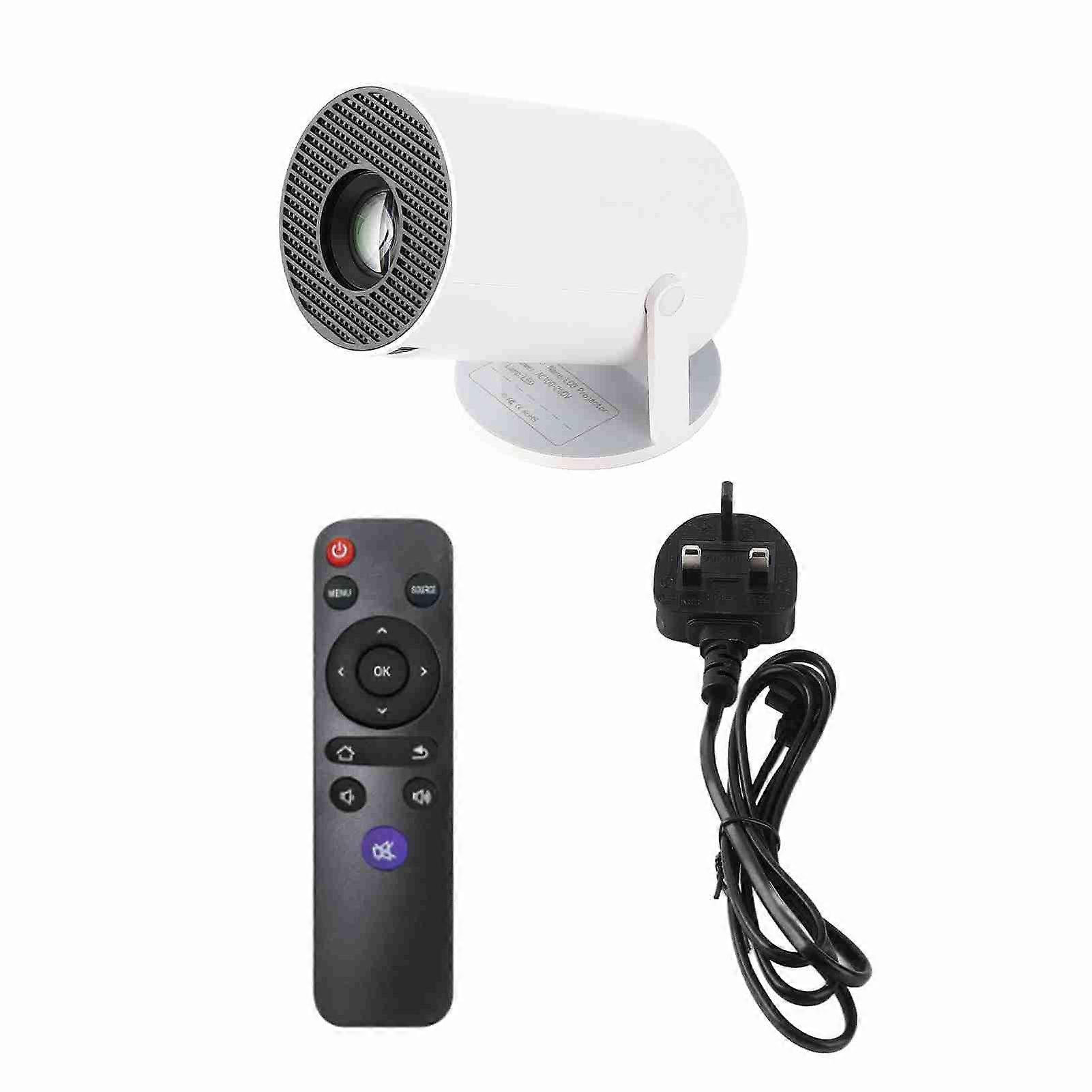 720P High Definition 180 Degree Rotation 4K Hard Decoding Video Projector for Home Dormitory