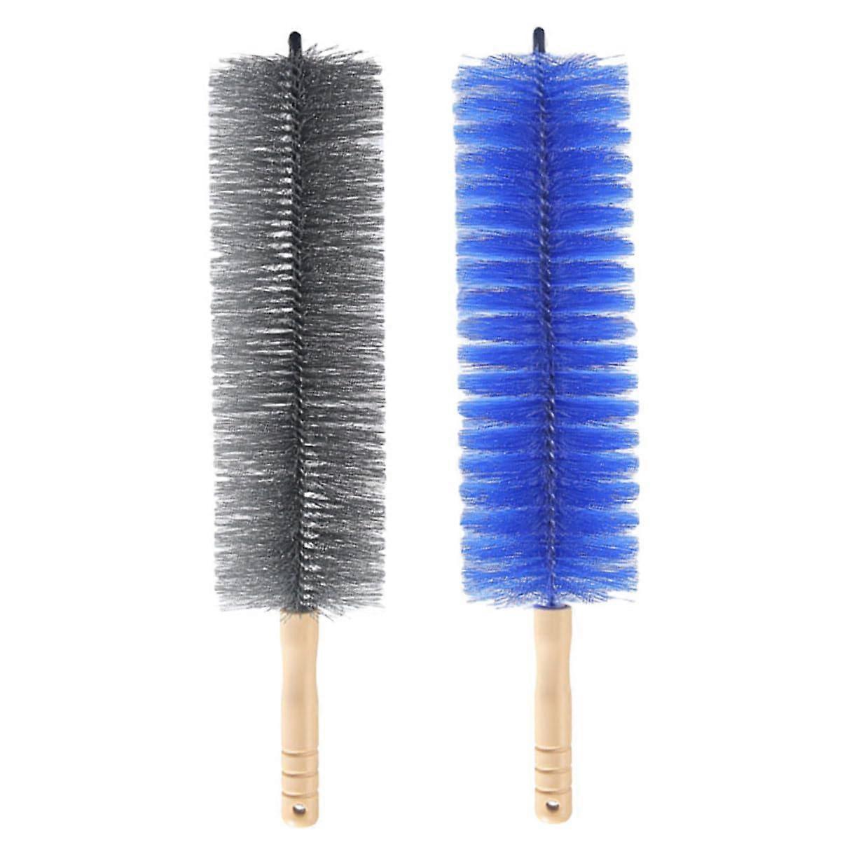 2 Pack Ceiling Fan and Vent Cleaning Brush Set for Dusting Blinds Car Interior Plastic