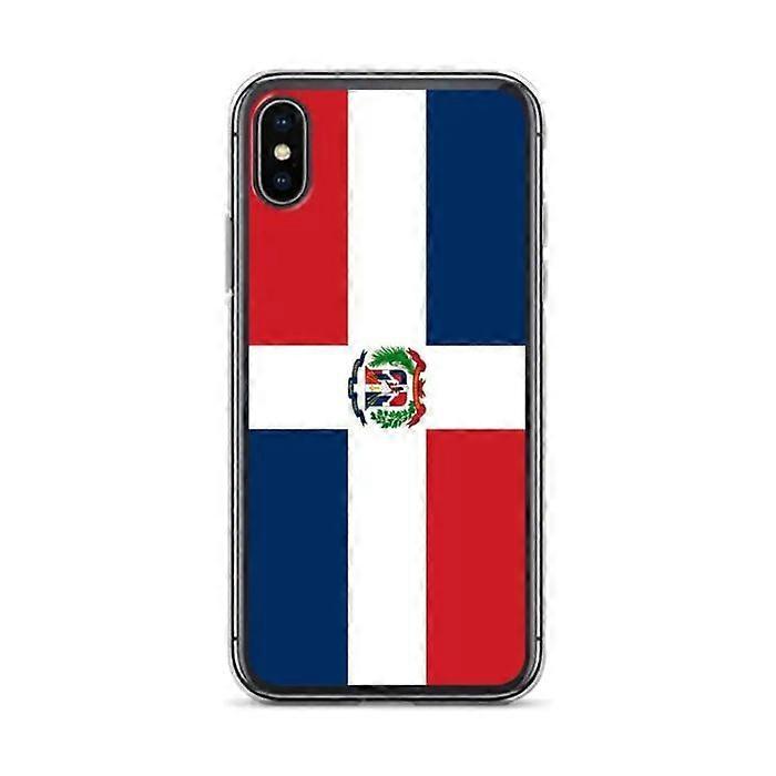 Phone Case – Flag of the Dominican Republic – Compatible with iPhone X – Soft Case – Durable and Shockproof – Pixelforma