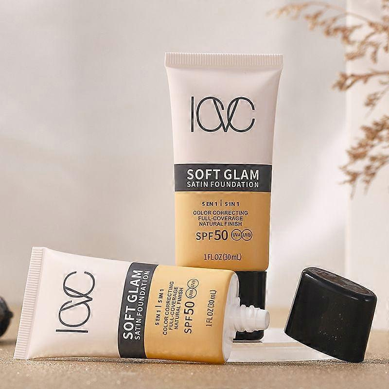 Soft Glam Liquid Foundation, Medium Coverage, Long-Lasting, Buildable Foundation, Smooth Satin Finish, Vegan and Cruelty-Free