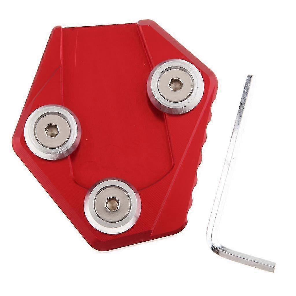 Enlarge Kickstand Side Stand Pad for Grom125 MSX125 2014-18-color: Red