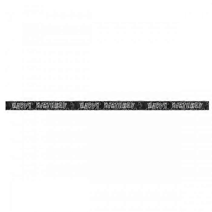 Unique Party Foil Happy Birthday Banner