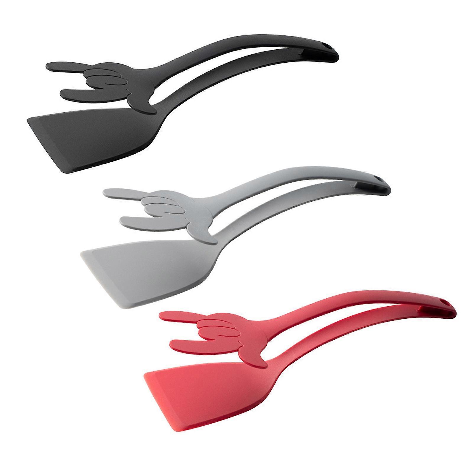3 Pack Nonstick Nylon Spatula Frying Turner Eggs Turner Nylon Texture Steak Turner Suitable for Eggs Pancakes and Steaks