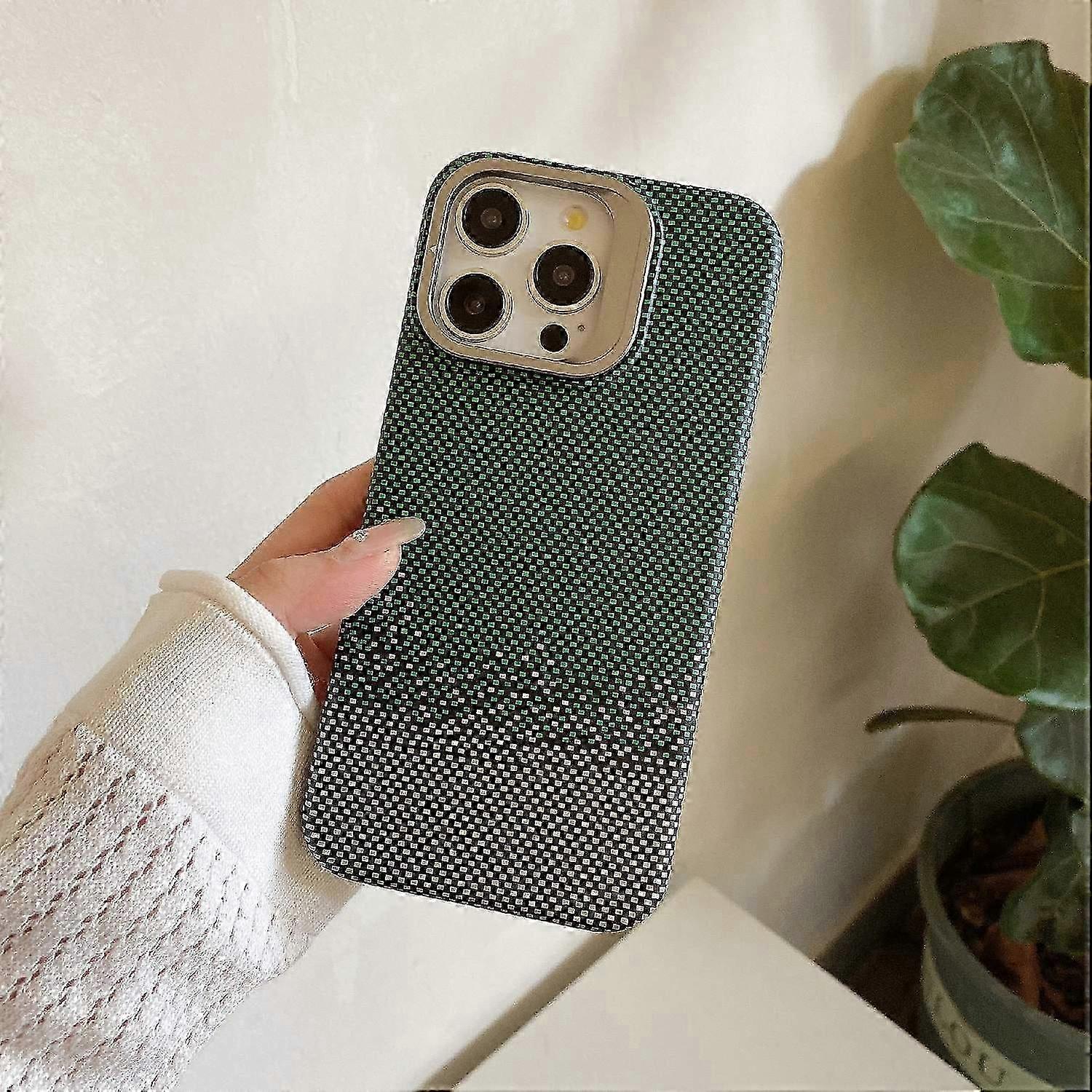 For Iphone 14 Pro Case Compatible With Magsafe Pc Phone Back Cover Metal Lens Frame Kickstand - Moon