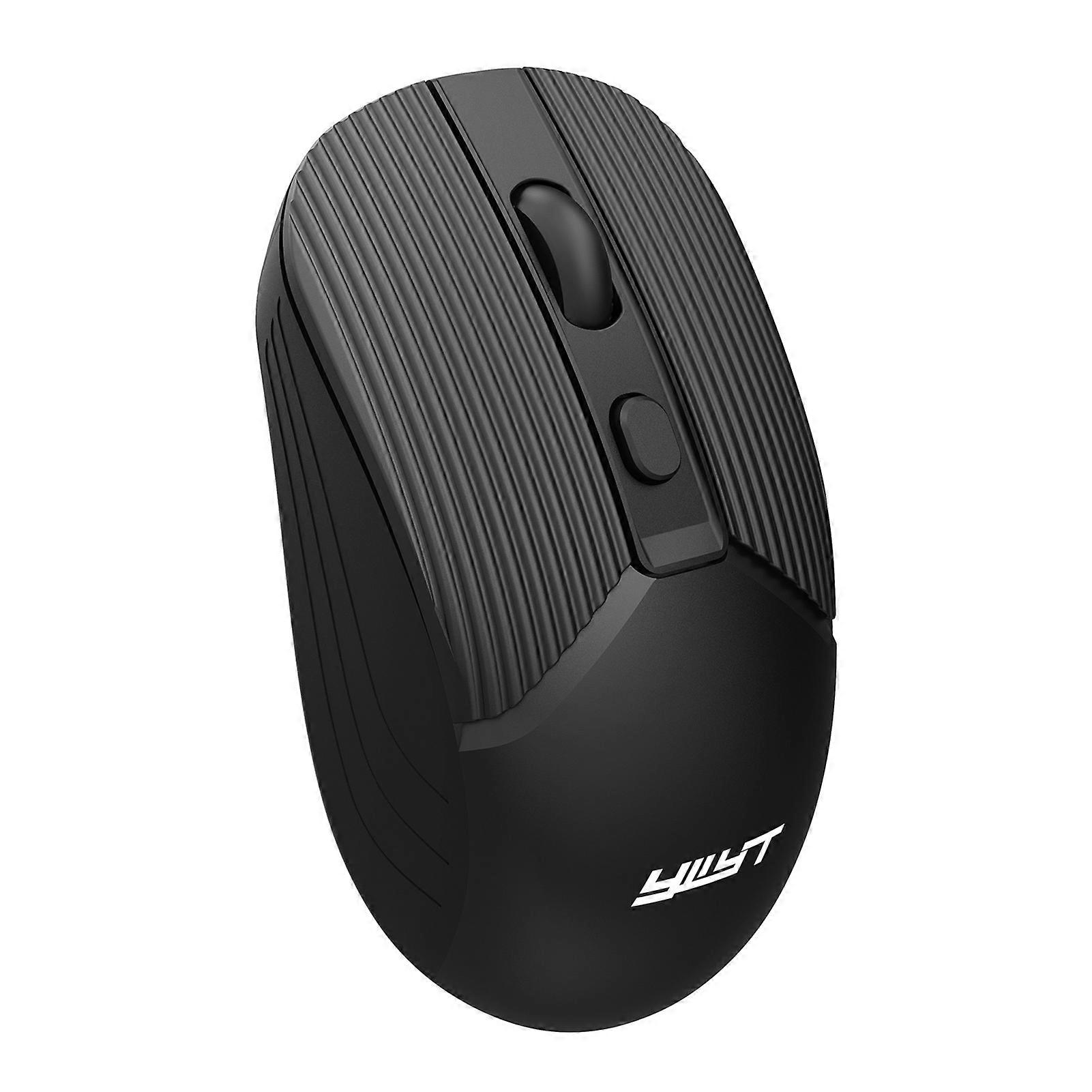 YWYT G862 2.4G Wireless Mouse 3-gear Adjustable movement speed Ergonomic Design Plug and Play for Desktop Computer Laptop Black