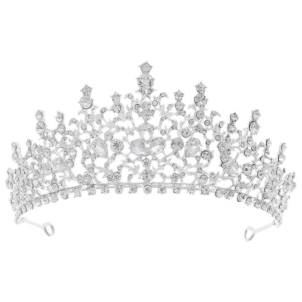 a polished and engaging product description based on your input:

 

**Elegant Rhinestone Crown Tiara – Timeless Headpiece for Brides, Weddings,