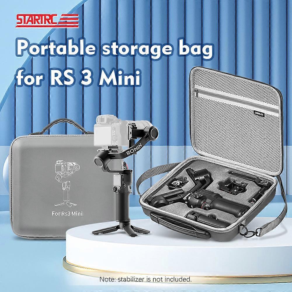 STARTRC Portable Storage Bag Waterproof Dustproof with Top Carry Handle Shoulder Strap Compatible with DJI Ronin RS 3 Mini