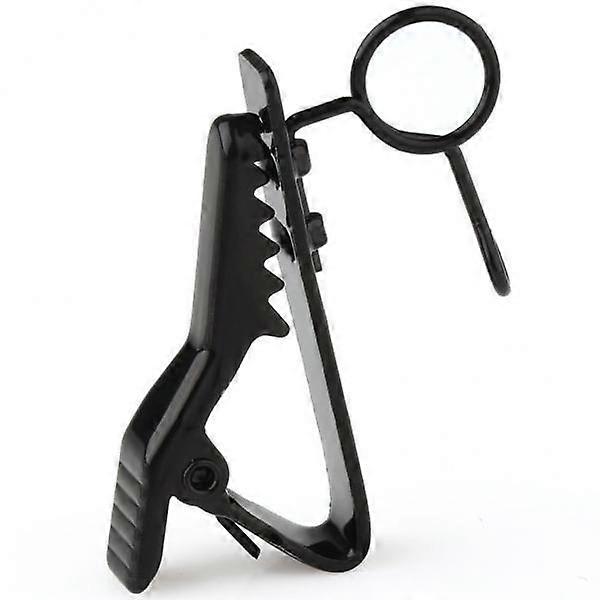 3-24pack Ring Type Mini 7.5mm Microphone Lapel Tie Clip Holder