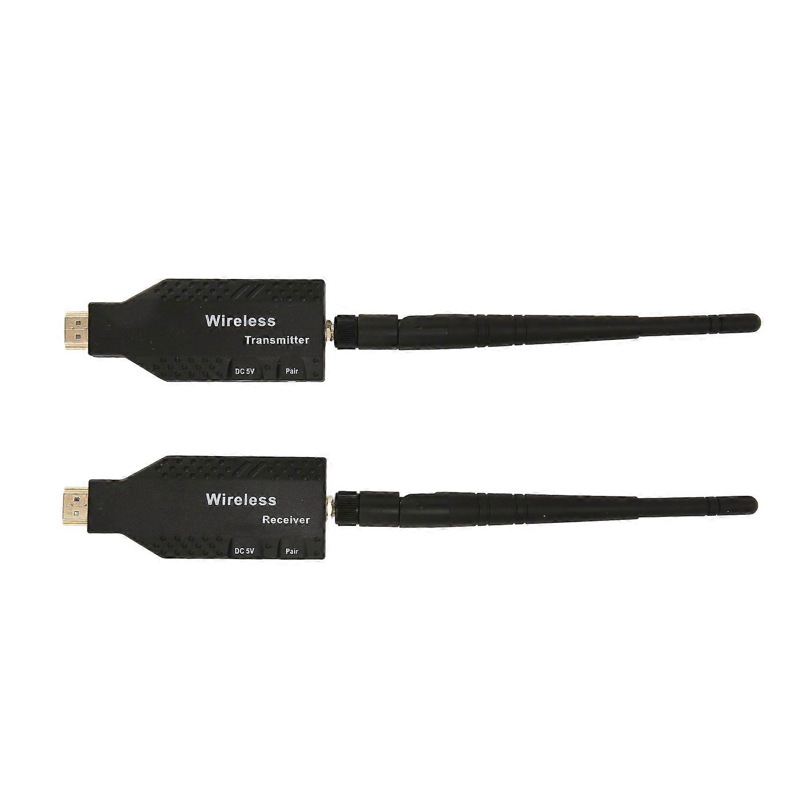 HD Multimedia Interface Wireless Extender 50m 1080P 60Hz 5.8GHz HD Extender Transmitter Receiver with 2 External Antenna