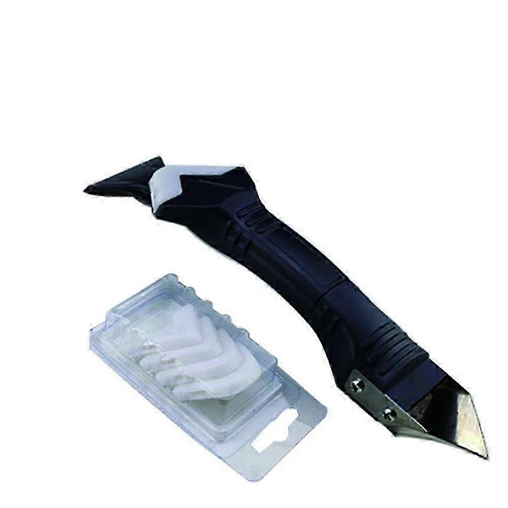 Silicone Caulking Tool Set - 3 In 1 Silicone Scraper & Grout Remover
