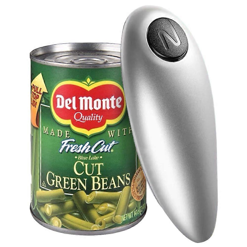 Electric Can Opener with One Touch Switch, Safe and Easy for Elderly and Cook