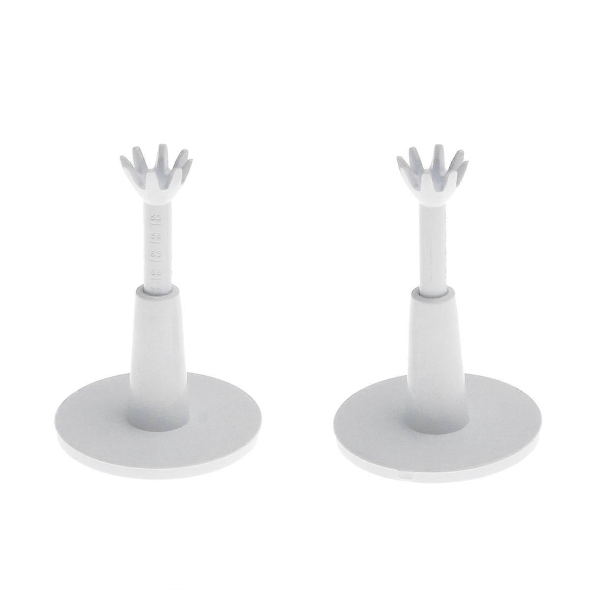 Unbreakable Golf Tees Adjustable Range T205 Tees White Plastic Practice Aid 2Set