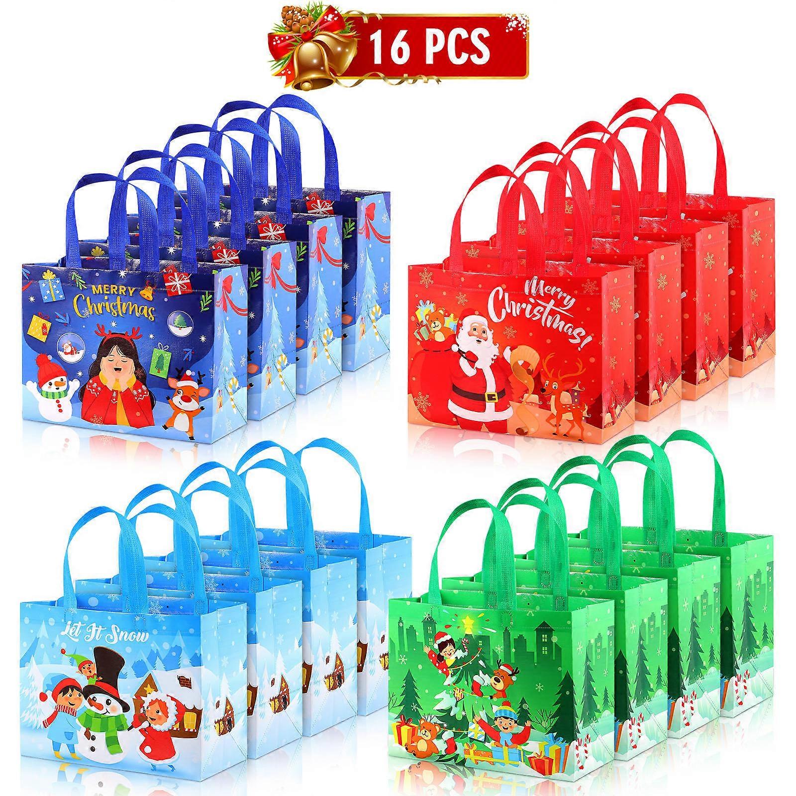 present Bags Christmas Themed Design For Christmas Party And 16Pcs
