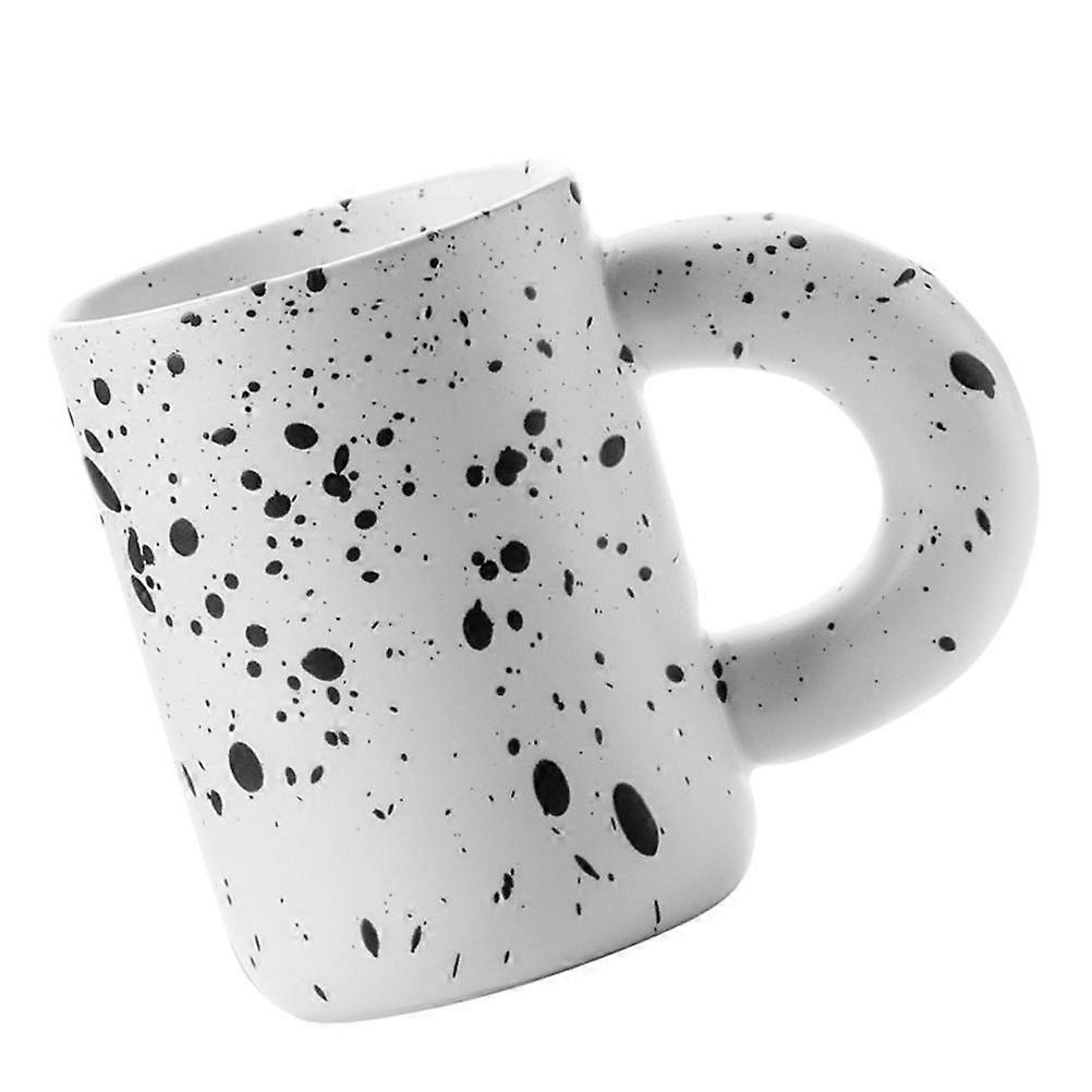 Ceramic Coffee Mug Creative Drinking Cup White 12.7X10X7.5CM For Home Use 1Pack