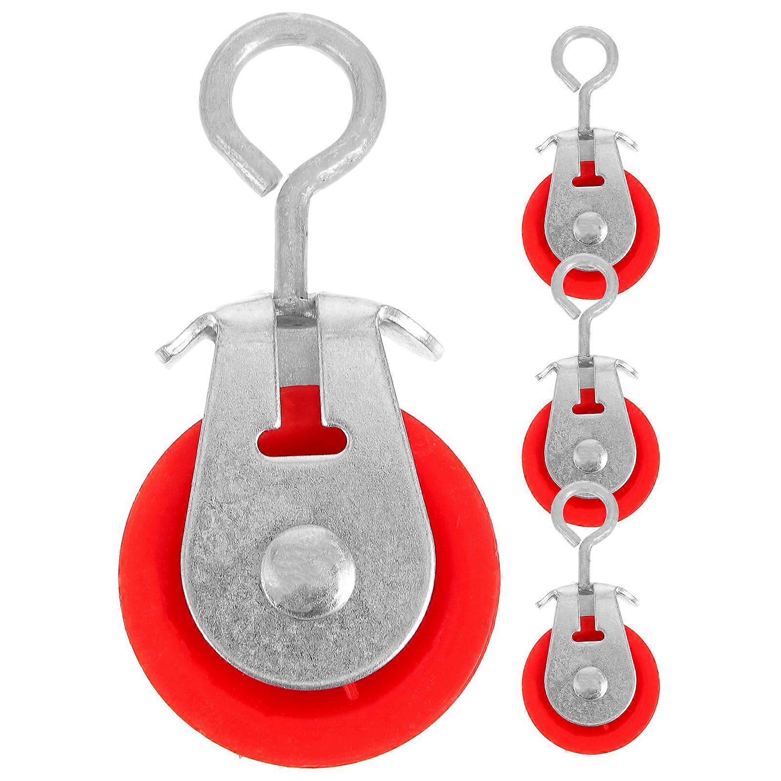 4pcs Multi Use Greenhouse Pulley Wheel – Compact, Durable Vent Accessory for Easy Installation and Stable Ventilation Adjustment