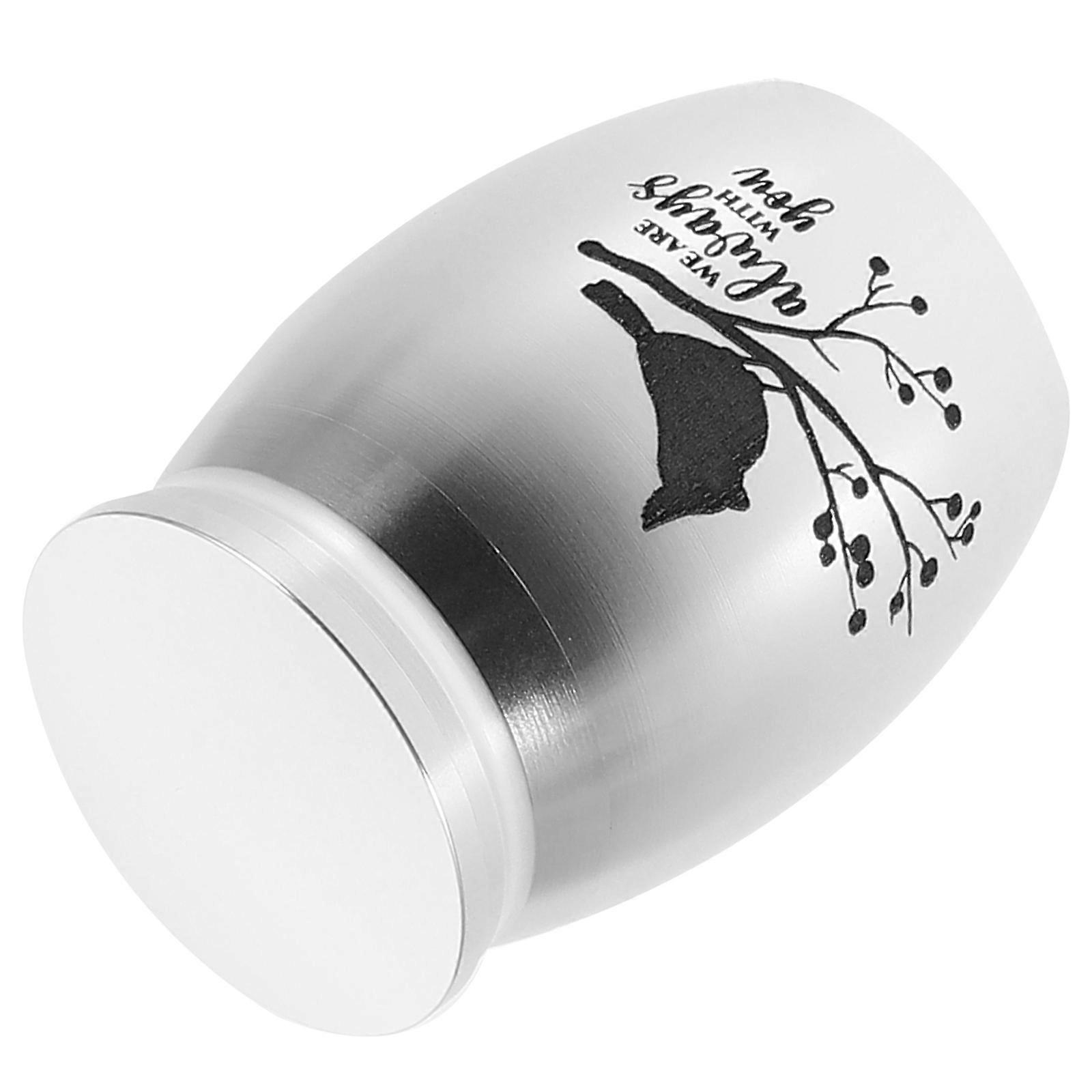 Stainless Steel Mini Parrot Keepsake Urn for Pet Bird Cremation Ashes – Portable Ash Jar for Memorial Keepsake