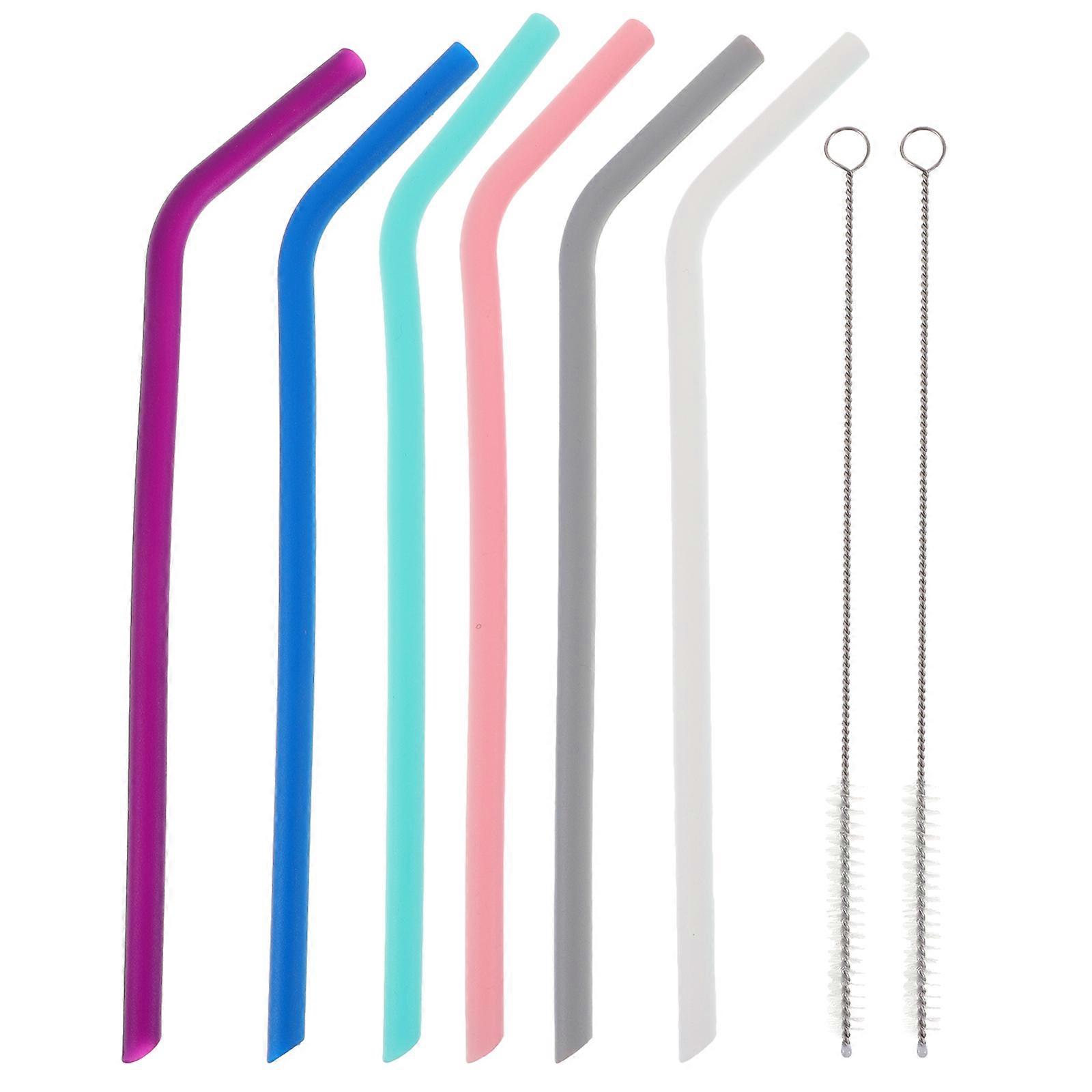 Drinking Small Silicone Straws Home Use Reusable 1Set