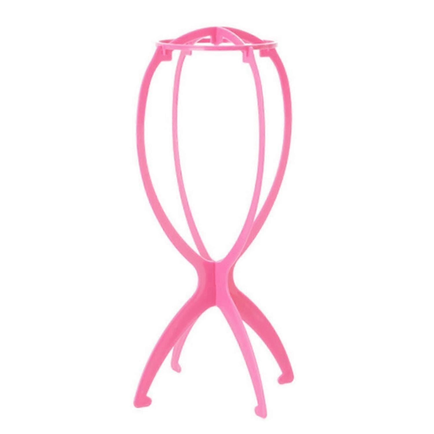 Wig Storage Holder Foldable Creative PP Folding Wig Stand Stable Tool for Home QinHai