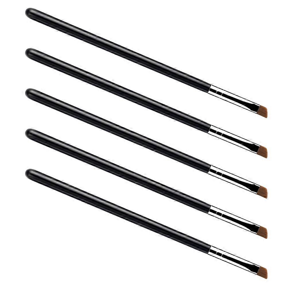 Eyebrow Brush Eye Makeup Tool for Makeup Use 5Pcs Black Brushes Set