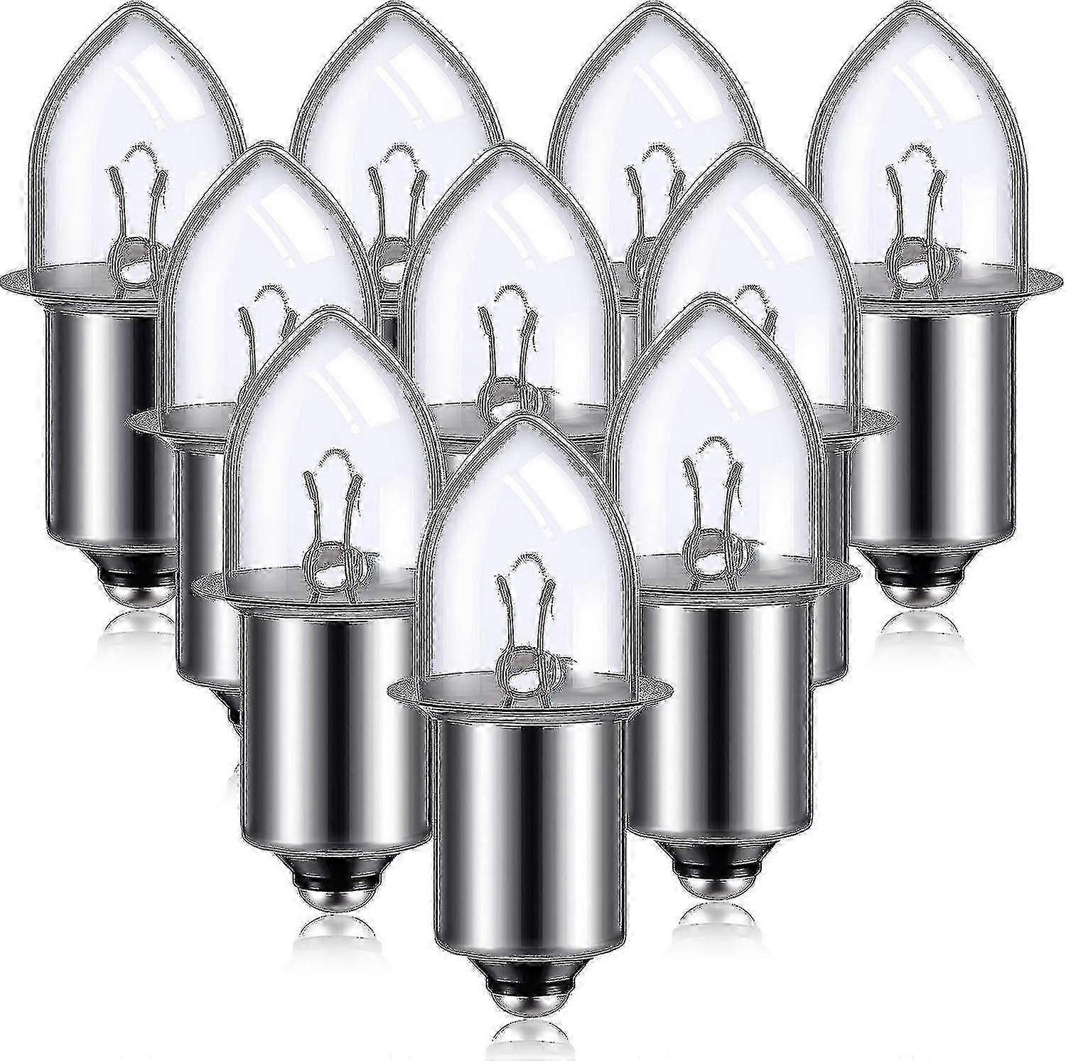 6-volt / 4d-4.8-volt 0.75a base krypton erstatningspære lommelyktpærer (3 stk) tw