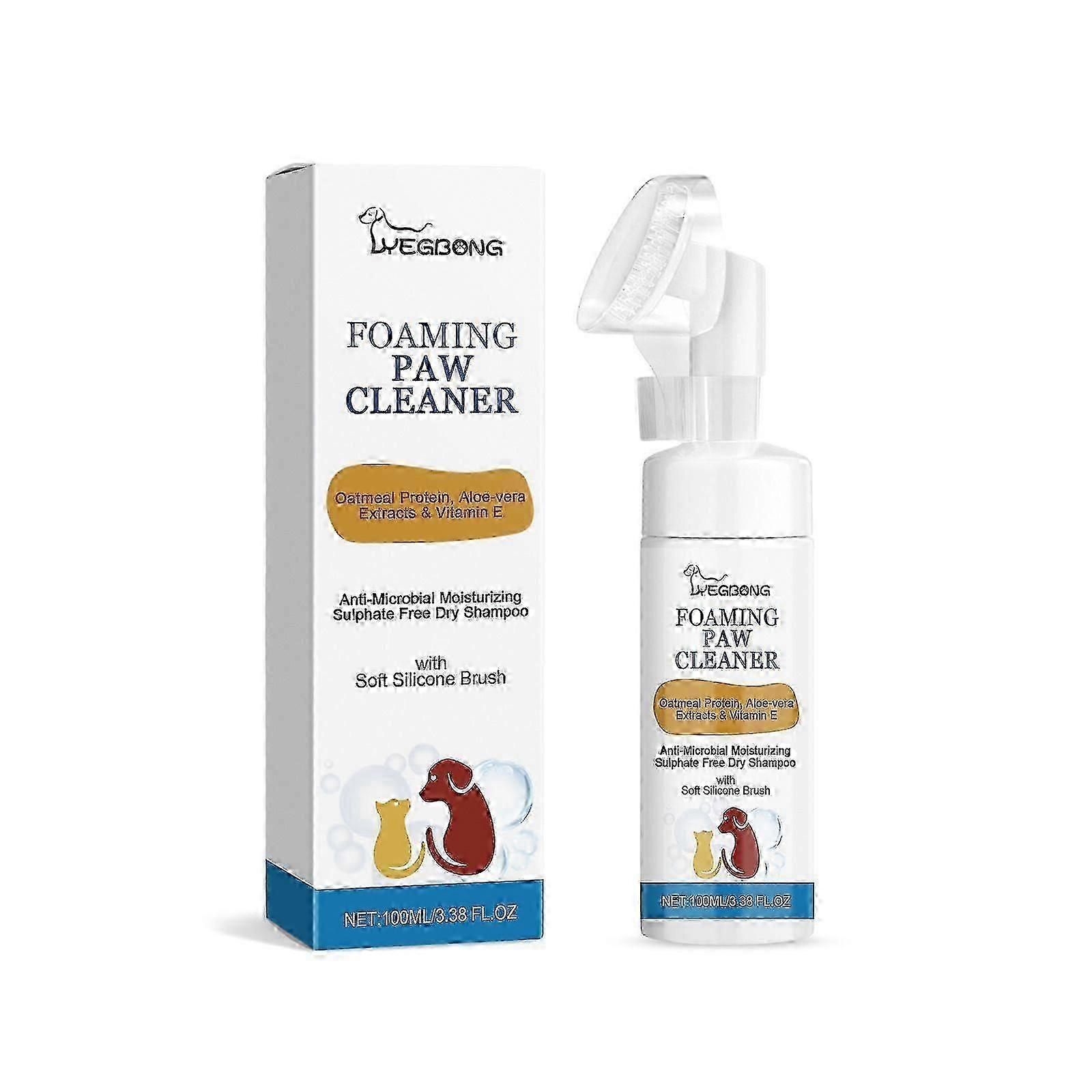 Pet Paw Cleaner Σκύλος Γάτα Βαθύς Καθαρισμός Πόδι Sole Foot Pad Φροντίδα Αφρός