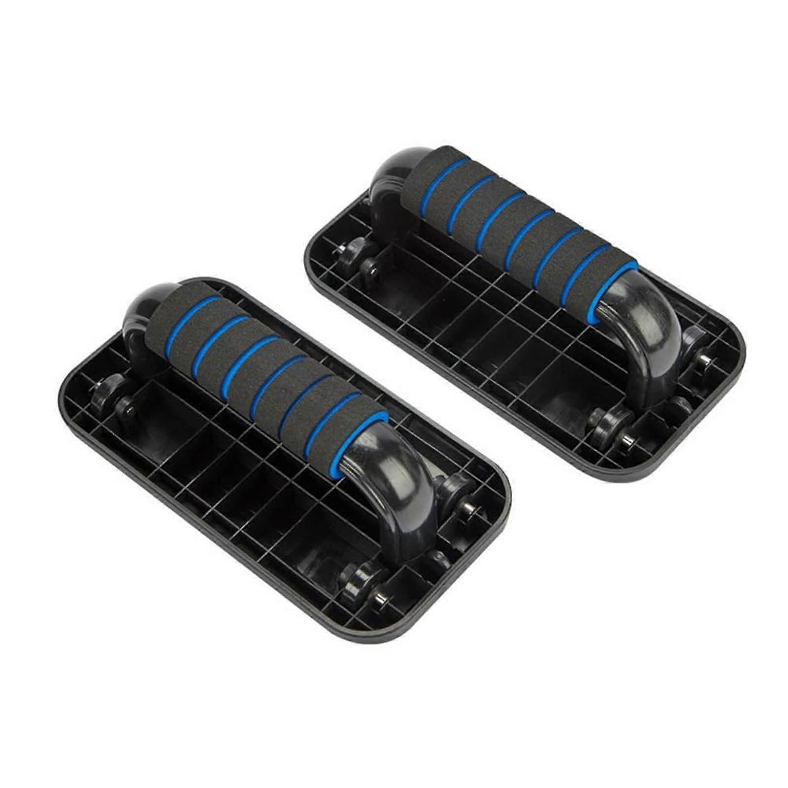 Push-Up Board with Non-Slip Rack Bars, Multifunctional Ab Wheel Stand for Home Gym Fitness Workouts
