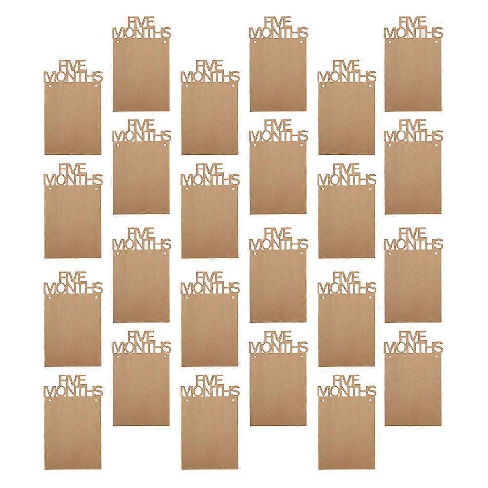 Baby Birthday Bunting Chocolate 23x13.5cm Party Decoration Banner Style 2Set