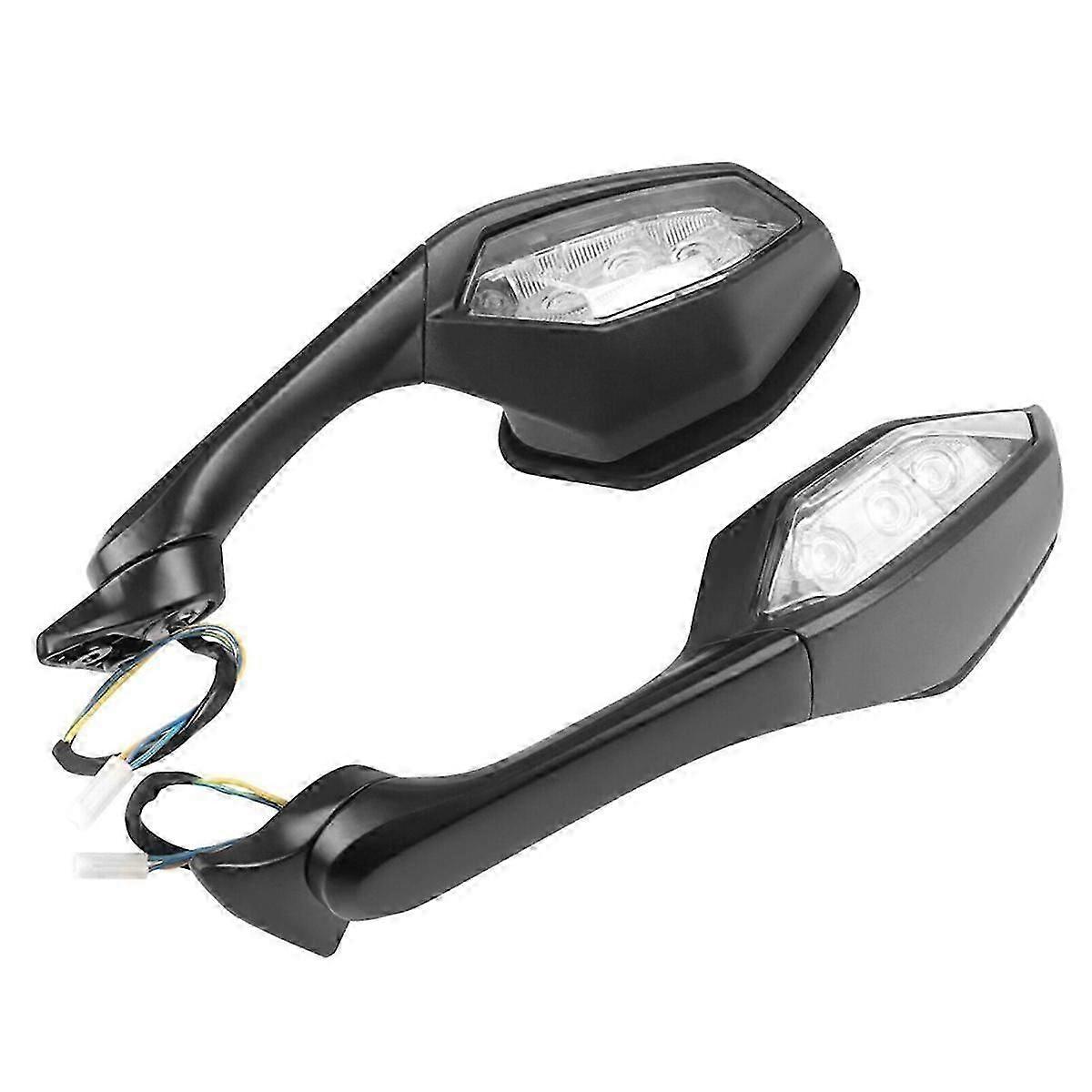 Motorcycle Rear View Mirrors with Turn Signals for R1 R6 YZF-R1 YZF-R6 2017 2018 2019 2020