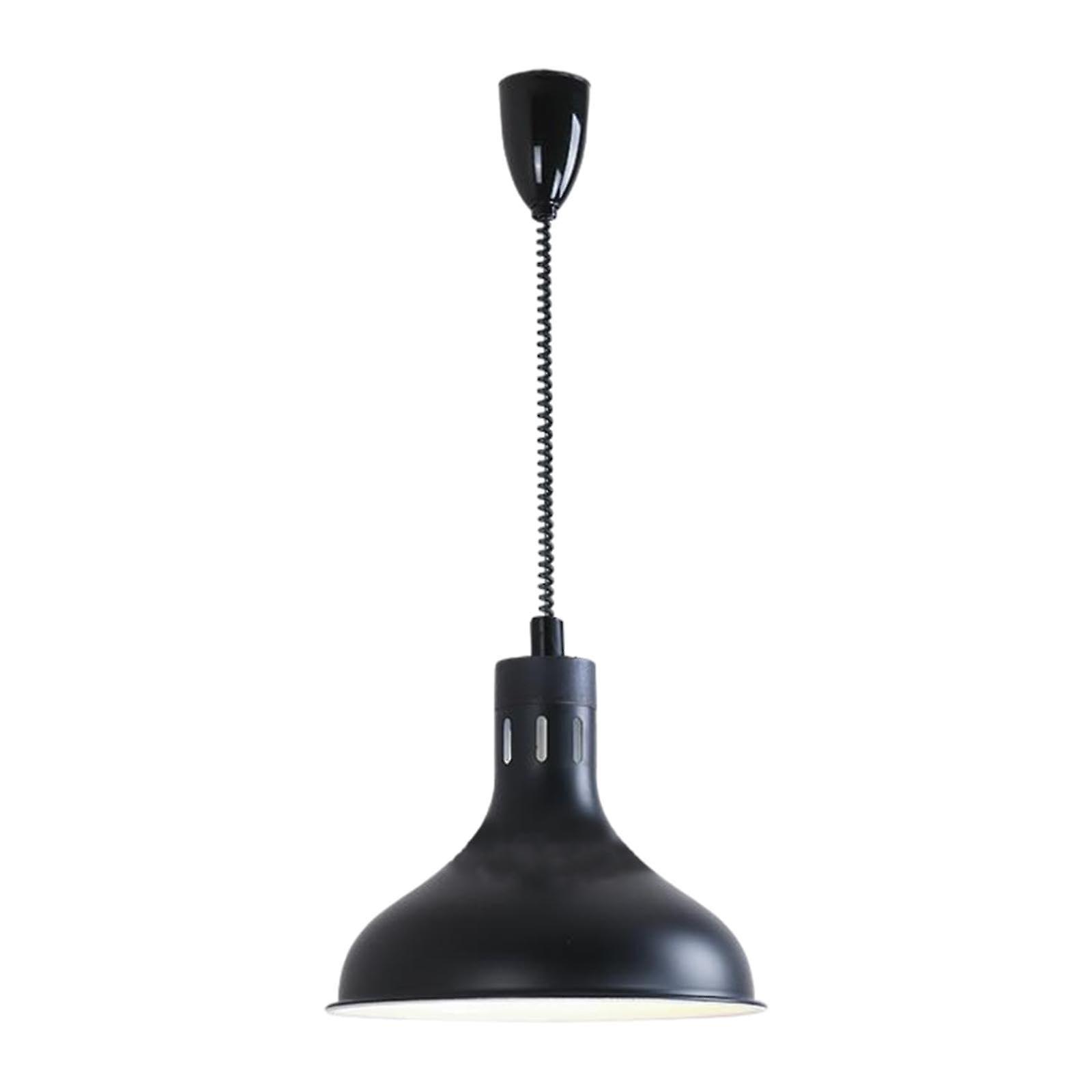 Buffet Heat Lamp 275W E27 Food Warmer Light for Restaurant Use Black