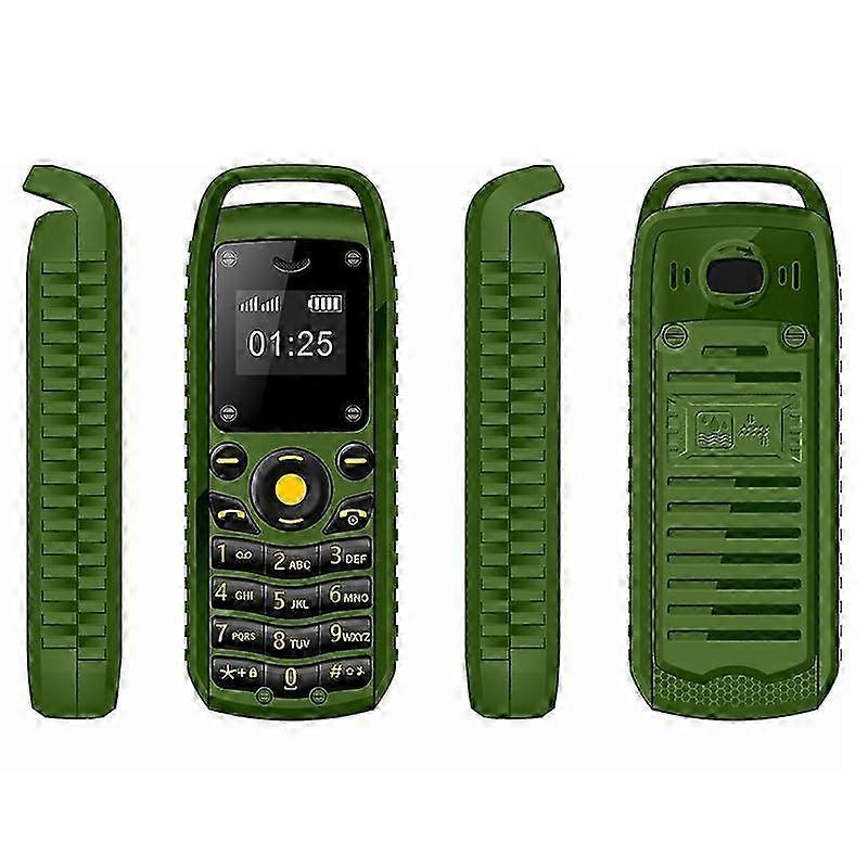 B25 Dual-SIM Mini Bar Phone with 0.66-inch Screen, 2G GSM Compatibility