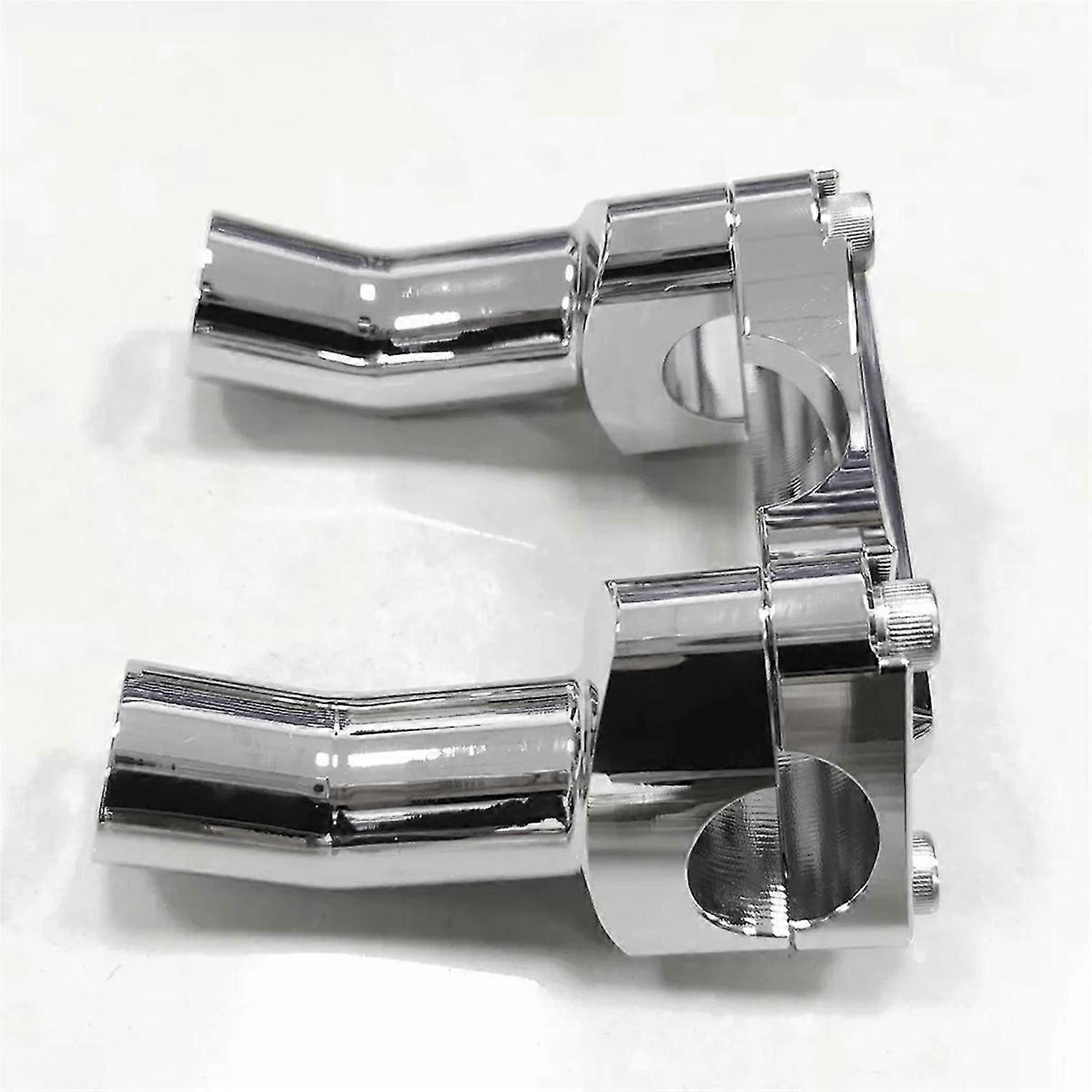 3-1/2 Inch Pullback Handlebar Risers & Top Clamp Kit for Dyna Softail Fat Boy