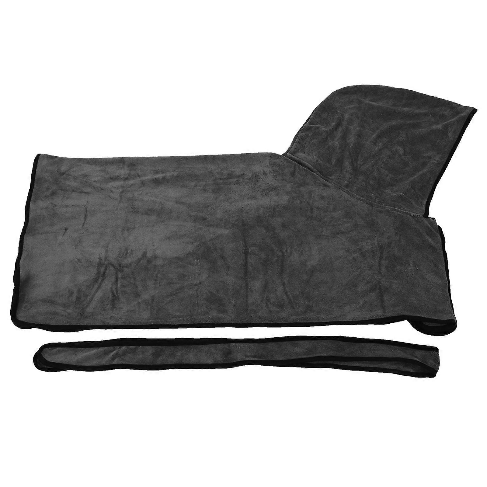 Pet Absorbent Bathrobe Soft Microfiber Adjustable Dog Drying Bath Towel Pet SuppliesM