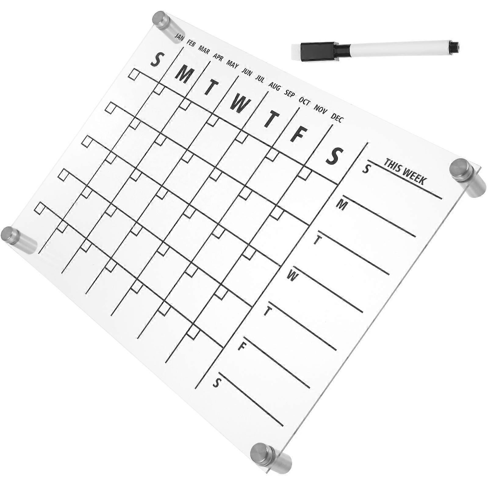 Weekly Planning Dry Erase Board, Design for Everyday Organization