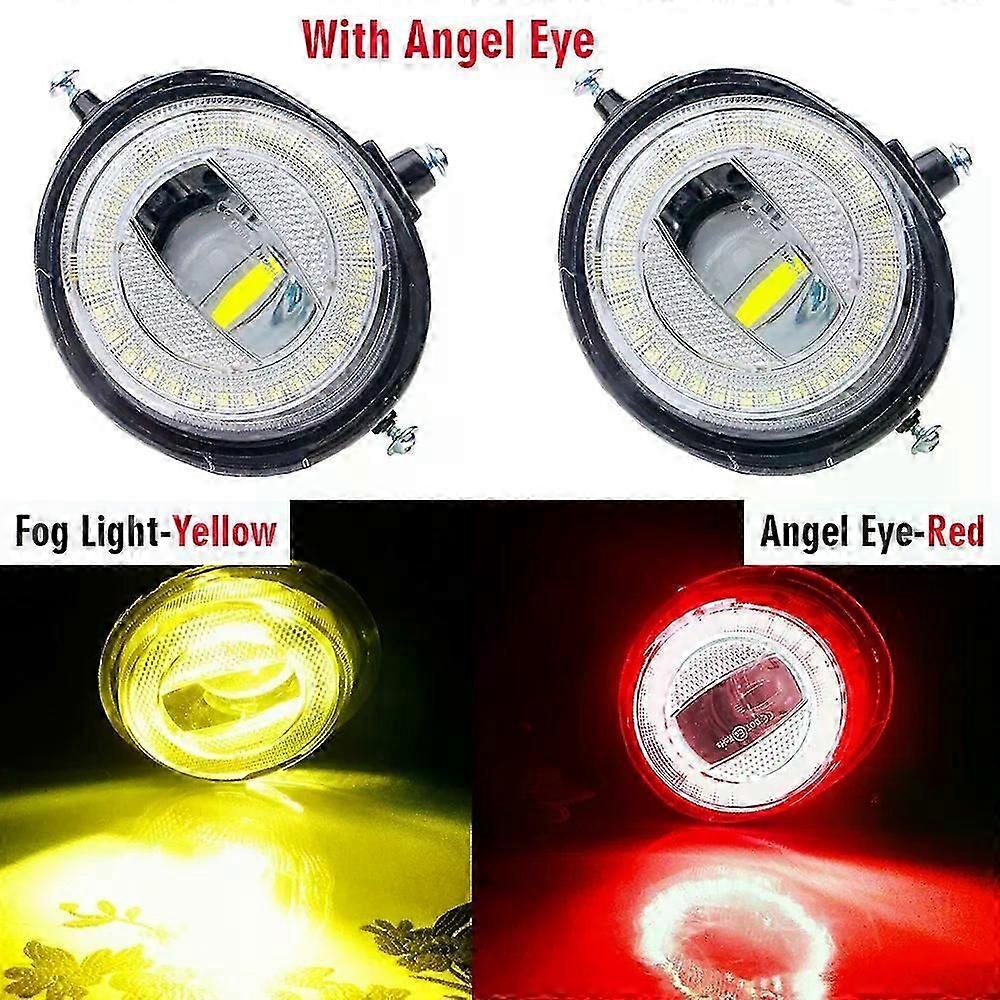 Compatible 2 Pieces 30W H11 Car Right + Left Canbus LED Fog Light Angel Eye Daylight DRL For Mazda Speed 3 MPS 2010 2011 2012 2013