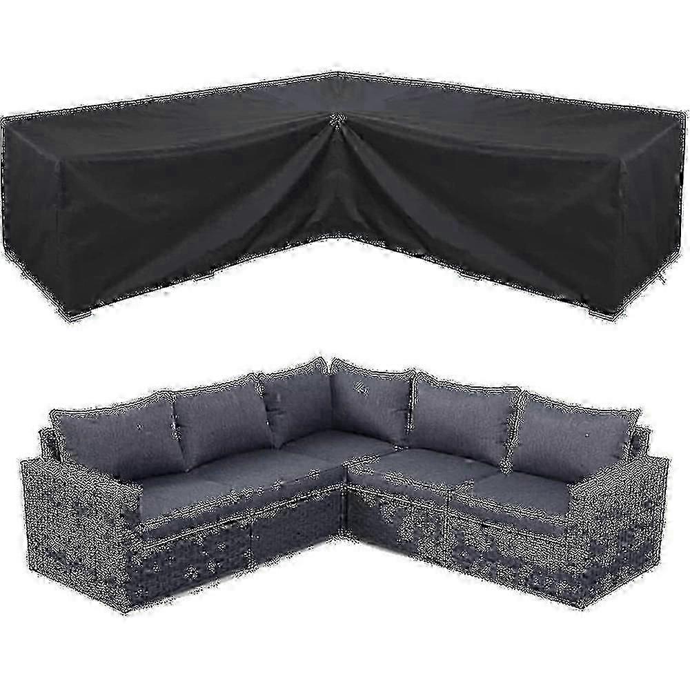 Waterproof Outdoor Sectional Sofa Cover - Heavy-Duty Garden Furniture Protector