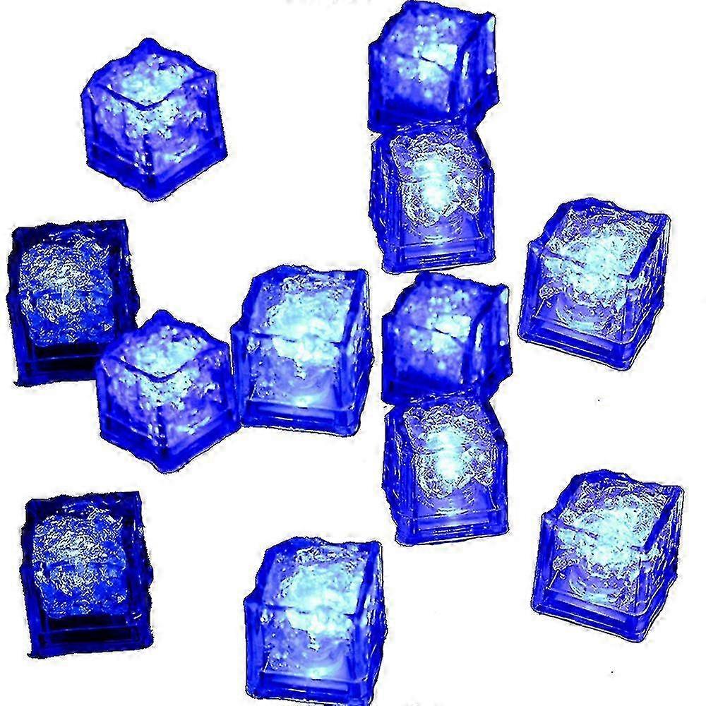 Multi Color Light-up Led Ice Cubes With Changing Lights | For Bulk Party Supplies